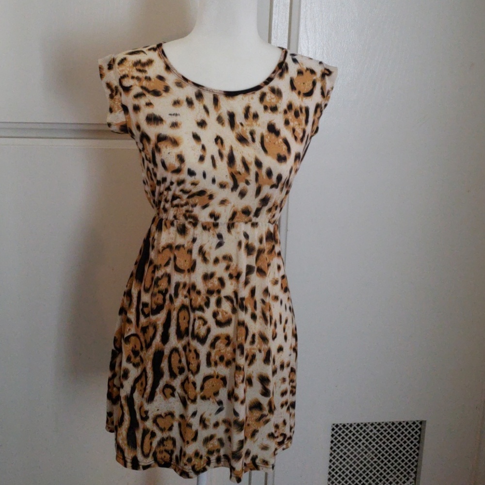 Leopard print dress